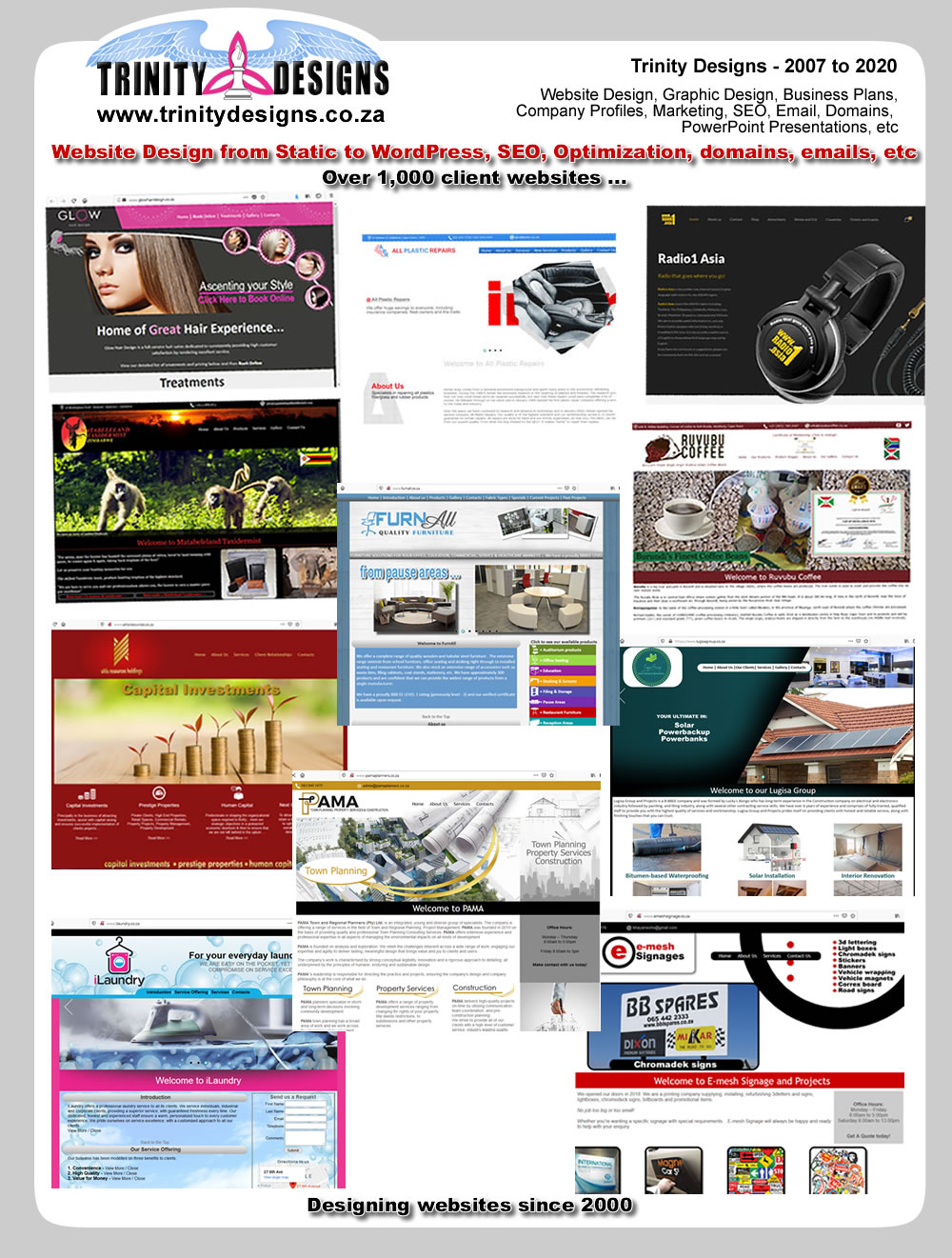 Static Web Design – Trinity Designs